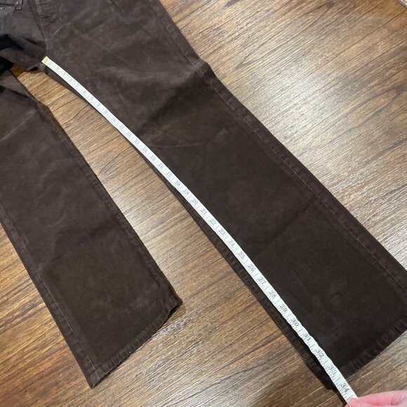 NWOT AG-ED Denim Men's 32x33.5 The Everett Slim Straight Pant Brown Corduroy - Picture 8 of 9